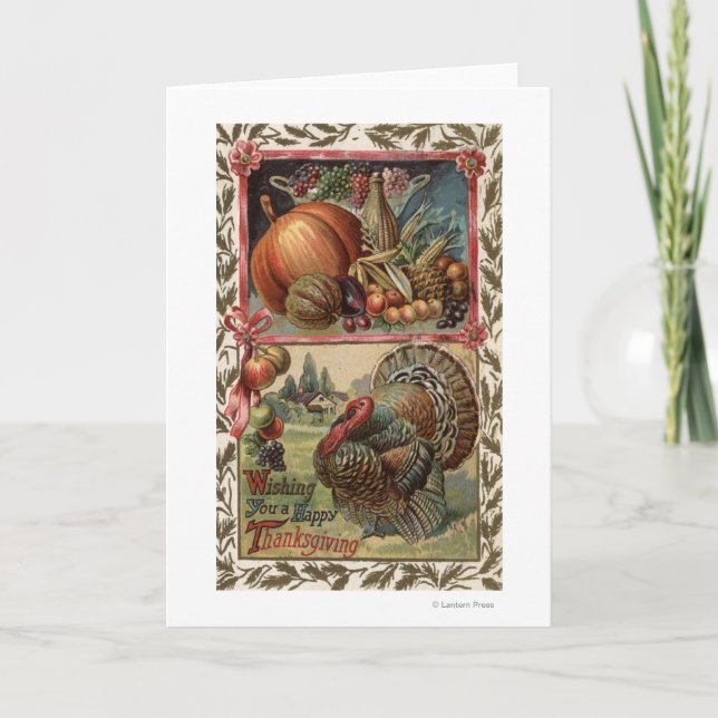 Tarjeta Festiva Turquía y producción # 2 (Anverso)