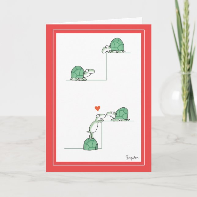 Tarjeta Festiva TURTLES Valentines de Boynton (Anverso)