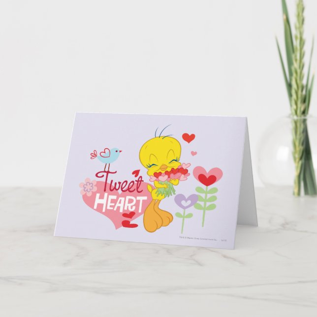 Tarjeta Festiva Tweet Heart (Anverso)