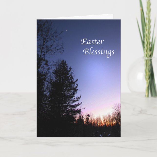 Tarjeta Festiva Twilight Easter (Anverso)