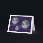 Tarjeta Festiva Twinkling Magical Winter Fairy<br><div class="desc">la magia está en todas partes,  especialmente en los navidades,  opciones de personalizable para que tus mágicas nuevas destaquen,  bosques de fantasía con hadas y ángel de judithchengart</div>