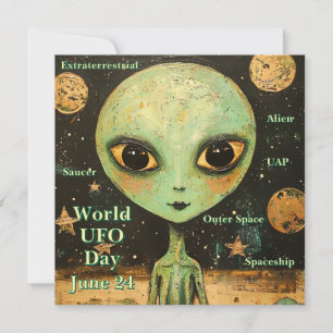 TARJETA FESTIVA UFO