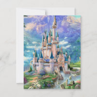 Ultra Detallado Whimsical Fairytale Castle Triptyc