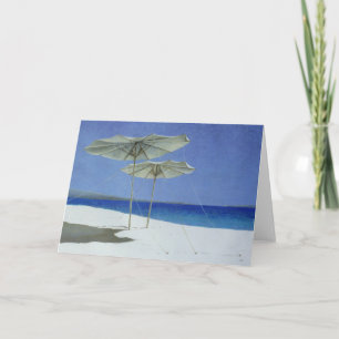 Tarjeta Festiva Umbrellas Grecia 1995