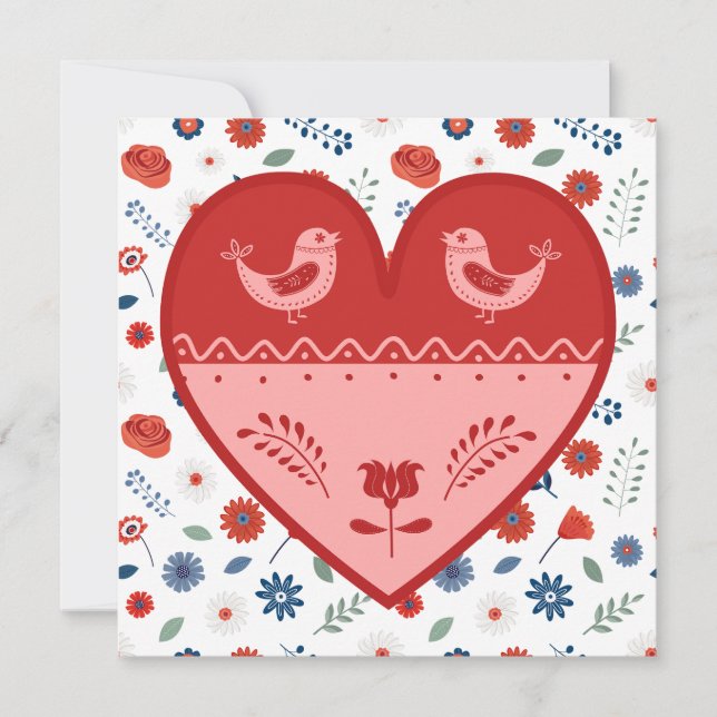 Tarjeta Festiva Un amor para ti (Anverso)