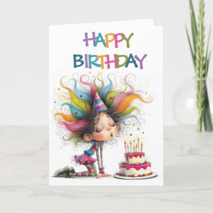Tarjeta Festiva ¡Un arcoiris de alegría en tu cumpleaños!