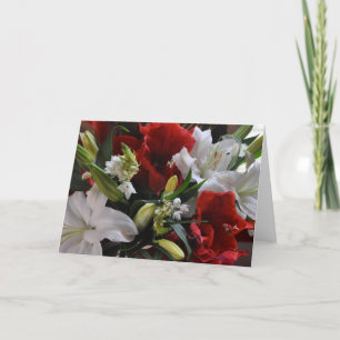 Tarjeta Festiva Un banquete de floraciones
