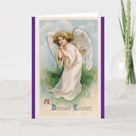 Tarjeta Festiva Un bendito Ángel de Pascua