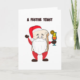 Tarjeta Festiva Un brindis festivo