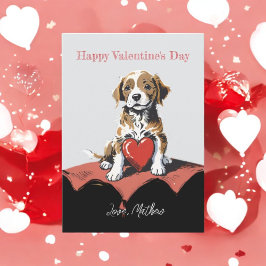 Tarjeta Festiva Un cachorro adorable