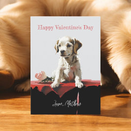 Tarjeta Festiva Un cachorro adorable