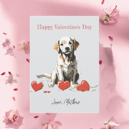 Tarjeta Festiva Un cachorro adorable