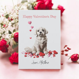 Tarjeta Festiva Un cachorro adorable
