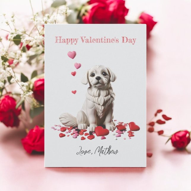 Tarjeta Festiva Un cachorro adorable (Subido por el creador)