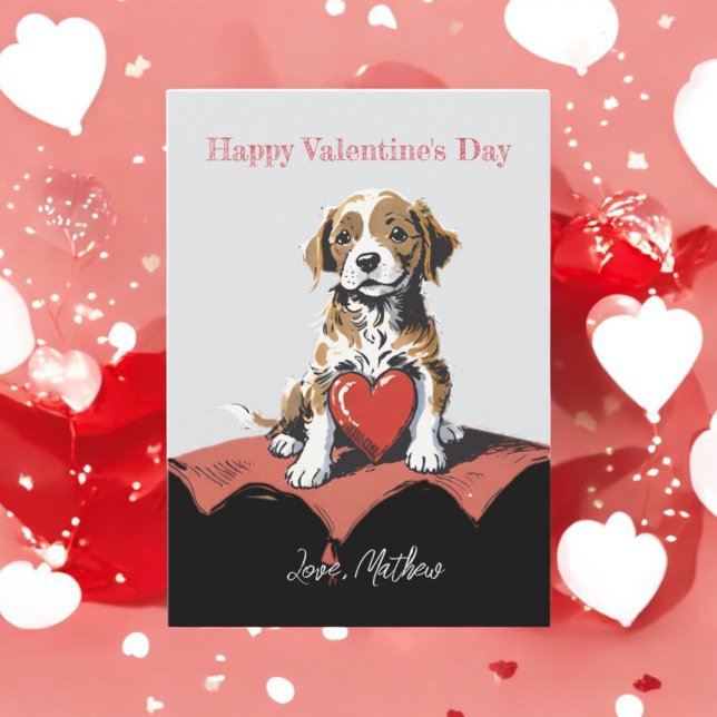 Tarjeta Festiva Un cachorro lindo (Subido por el creador)