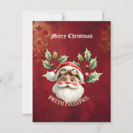 Tarjeta Festiva Un capo de vapor caprichoso