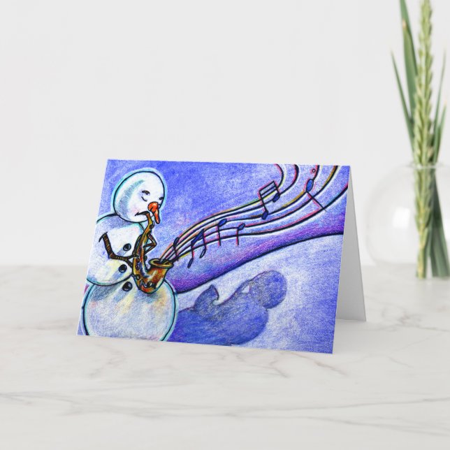 Tarjeta Festiva Un cuerno para jugar (Anverso)