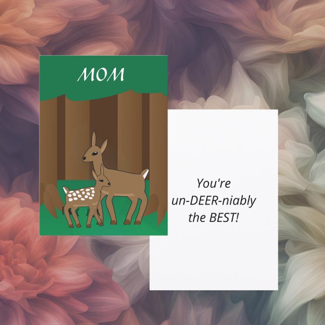 Tarjeta Festiva Un-Deer-Niably the best (Subido por el creador)
