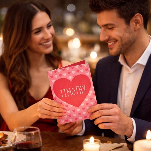 Tarjeta Festiva Un día de San Valentín para él (Subido por el creador)