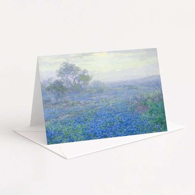 Tarjeta Festiva Un día nublado, Bluebonnets | Julian Onderdonk (Subido por el creador)