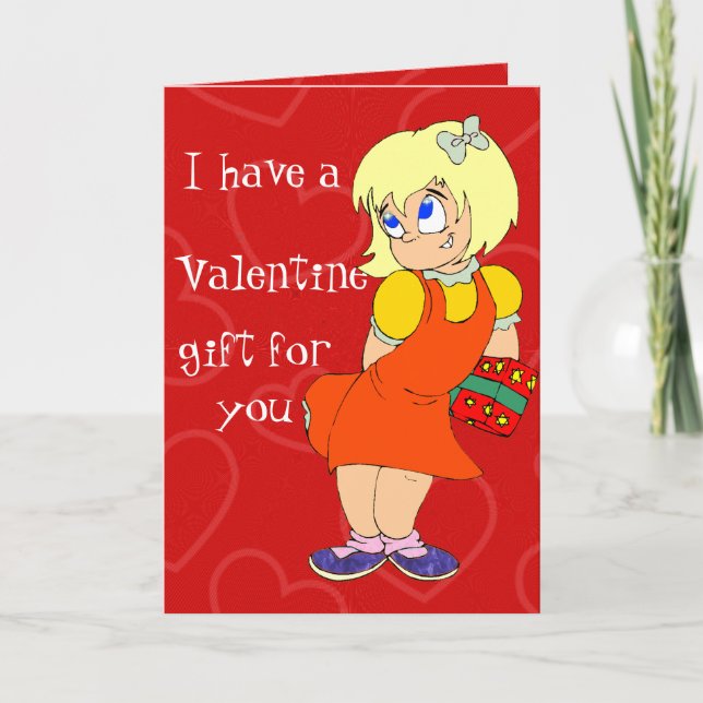 Tarjeta Festiva Un Flirty Valentine (Anverso)