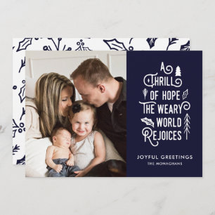 Tarjeta Festiva Un júbilo de esperanza   Armada   Fotografía moder