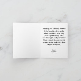 Tarjeta Festiva Un montón de Fa La La La pasando en este momento