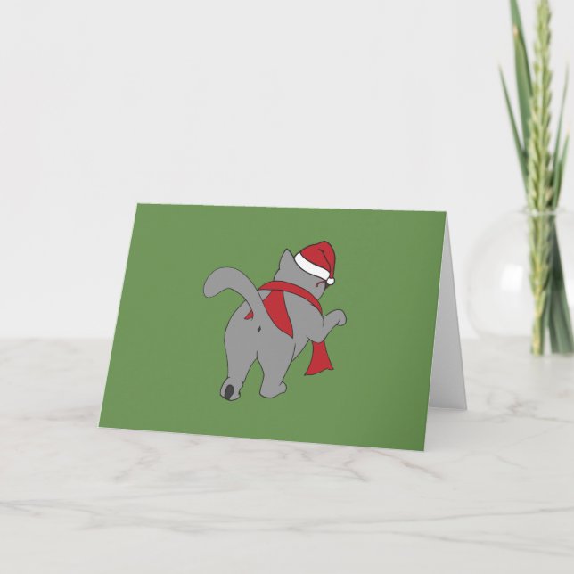 Tarjeta Festiva Un montón de gatos: festivo - carta (Anverso)