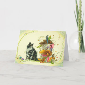 Tarjeta Festiva Un mundo encantador