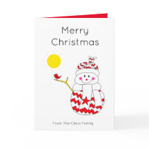 Un muñeco de nieve blanco con arte de Navidades de