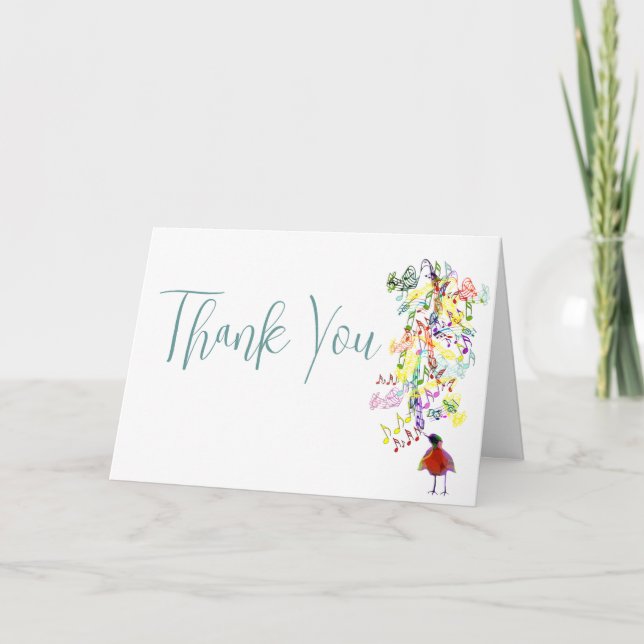 Tarjeta Festiva Un Pequeño Birdie Me Dijo Así (Anverso)