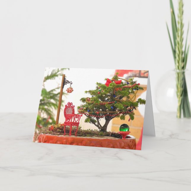 Tarjeta Festiva Un pequeño deseo del día de fiesta (Anverso)