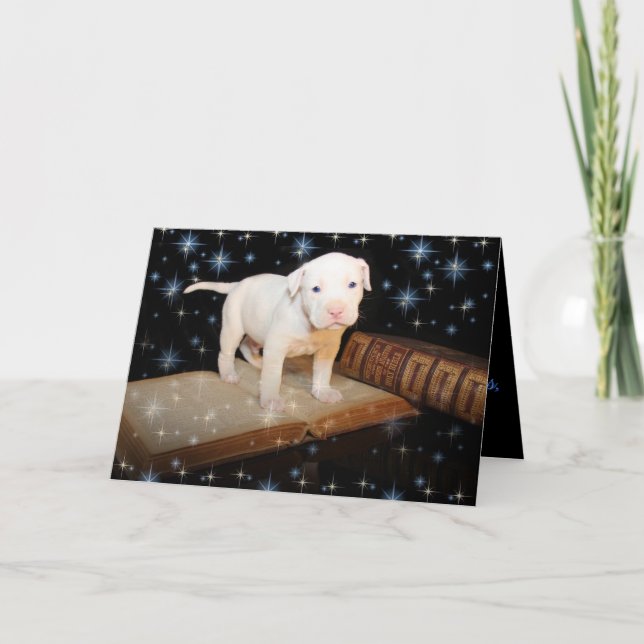 Tarjeta Festiva Un perro es para la vida, no apenas para el (Anverso)