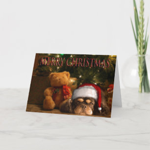 Tarjeta Festiva Un Perro Es Para La Vida No Sólo Para Navidades