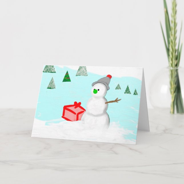 Tarjeta Festiva Un regalo para cada uno, originales del día de (Anverso)