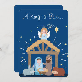 Tarjeta Festiva Un Rey ha Nacido