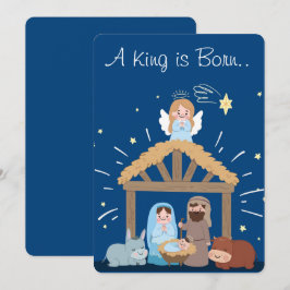 Tarjeta Festiva Un rey nace