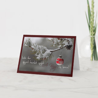 Tarjeta Festiva Un rey nace