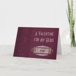 Tarjeta Festiva Un San Valentín para mi héroe personalizado