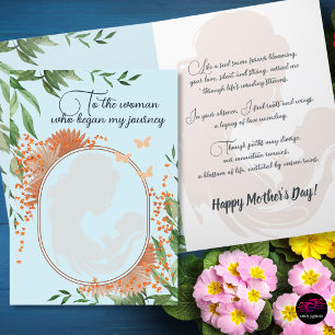 Tarjeta Festiva Un viaje de gratitud Día de la Madre Biológica