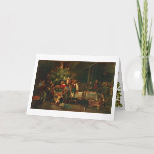 Tarjeta Festiva Un Victorian Christimas