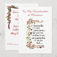 Una abuela es una persona especial Texto floral