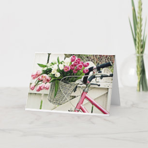 TARJETA FESTIVA UNA "CANASTA LLENA DE FLORES" PARA TI @ PASCUA