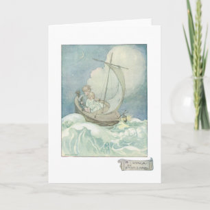 Tarjeta Festiva Una carta de viaje a la isla de Fairyland