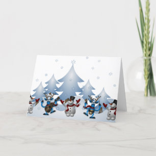 Tarjeta Festiva Una celebración musical de Navidades