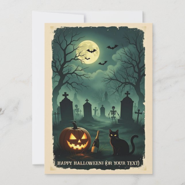 Tarjeta Festiva Una cita electoral al final del mundo (Anverso)