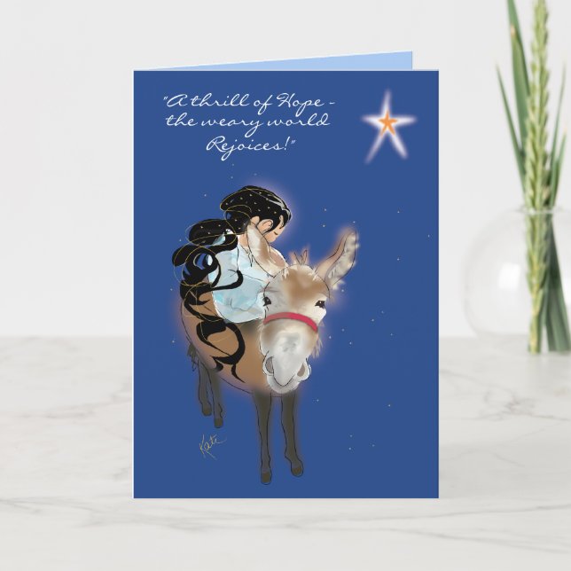 Tarjeta Festiva Una emoción de esperanza (Anverso)