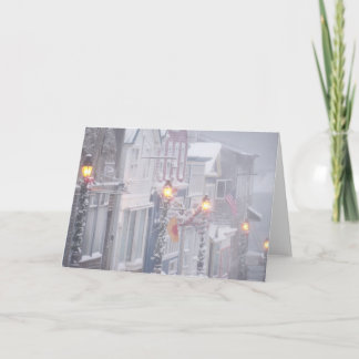 Tarjeta Festiva Una escena del invierno