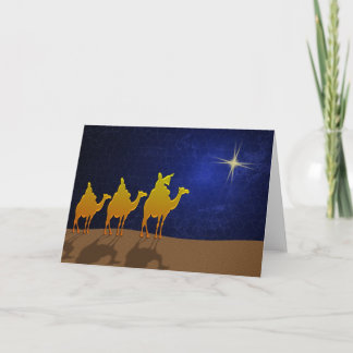 Tarjeta Festiva Una estrella. una estrella… que brilla en la noche
