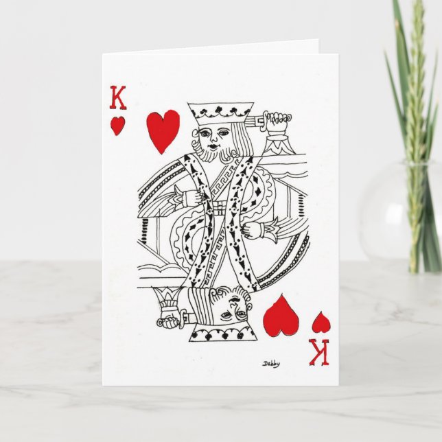 Tarjeta Festiva Una expresión de amor para él (Anverso)